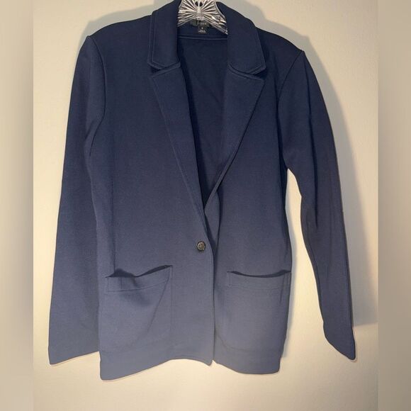 J. Crew Women's Navy Academia Blazer Careerwear Small - Picture 1 of 6